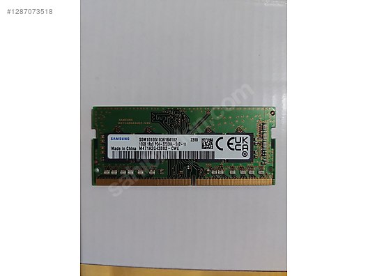 İkinci El ve Sıfır Alışveriş / Bilgisayar / Dizüstü (Notebook) / Donanım / RAM Bellek