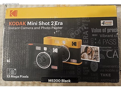 Instant Camera / Kodak Mini Shot 2 Era MS200 Black Anında Baskılı