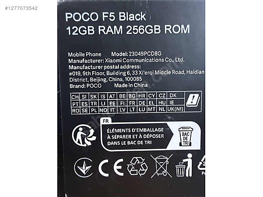 Used & Brand New Items / Cell Phones & Accessories / Cell Phones / Xiaomi / Poco F5