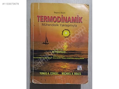 Termodinamik kitabı PDF