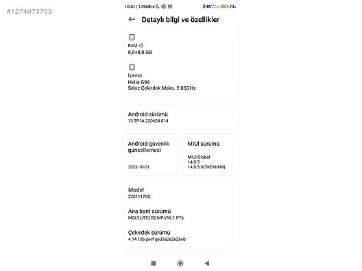 İkinci El ve Sıfır Alışveriş / Cep Telefonu & Aksesuar / Cep Telefonu / Xiaomi / Redmi Note 11S
