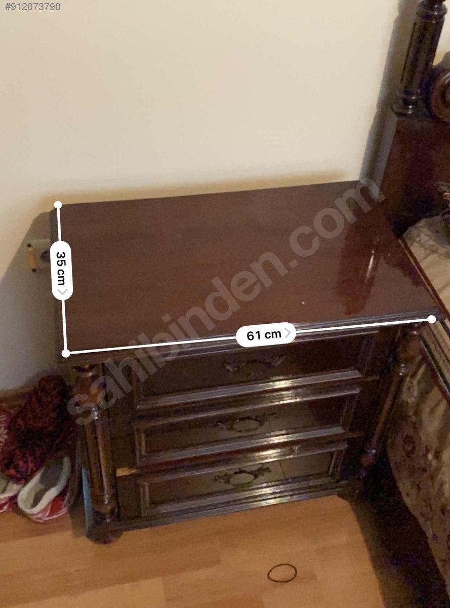 Ceviz Ağacı Yatak Odası Takımı Antika Antika Yatak Odası