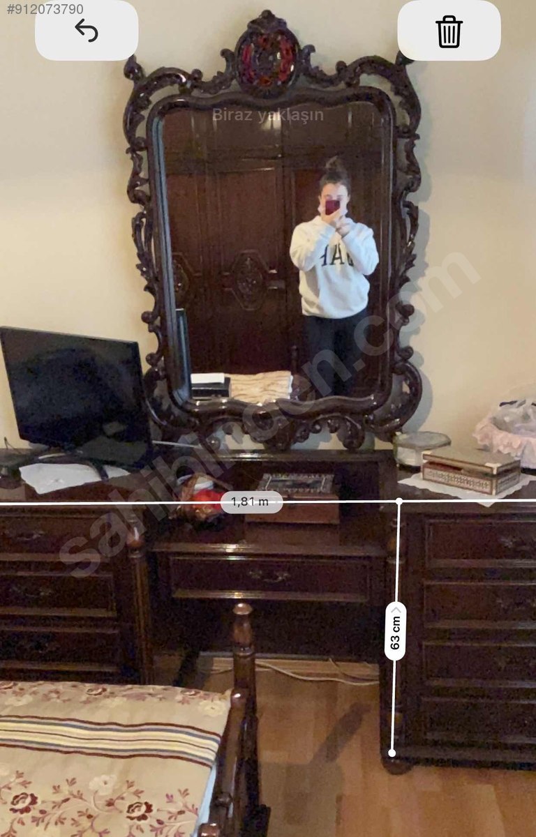 Ceviz Ağacı Yatak Odası Takımı Antika Antika Yatak Odası