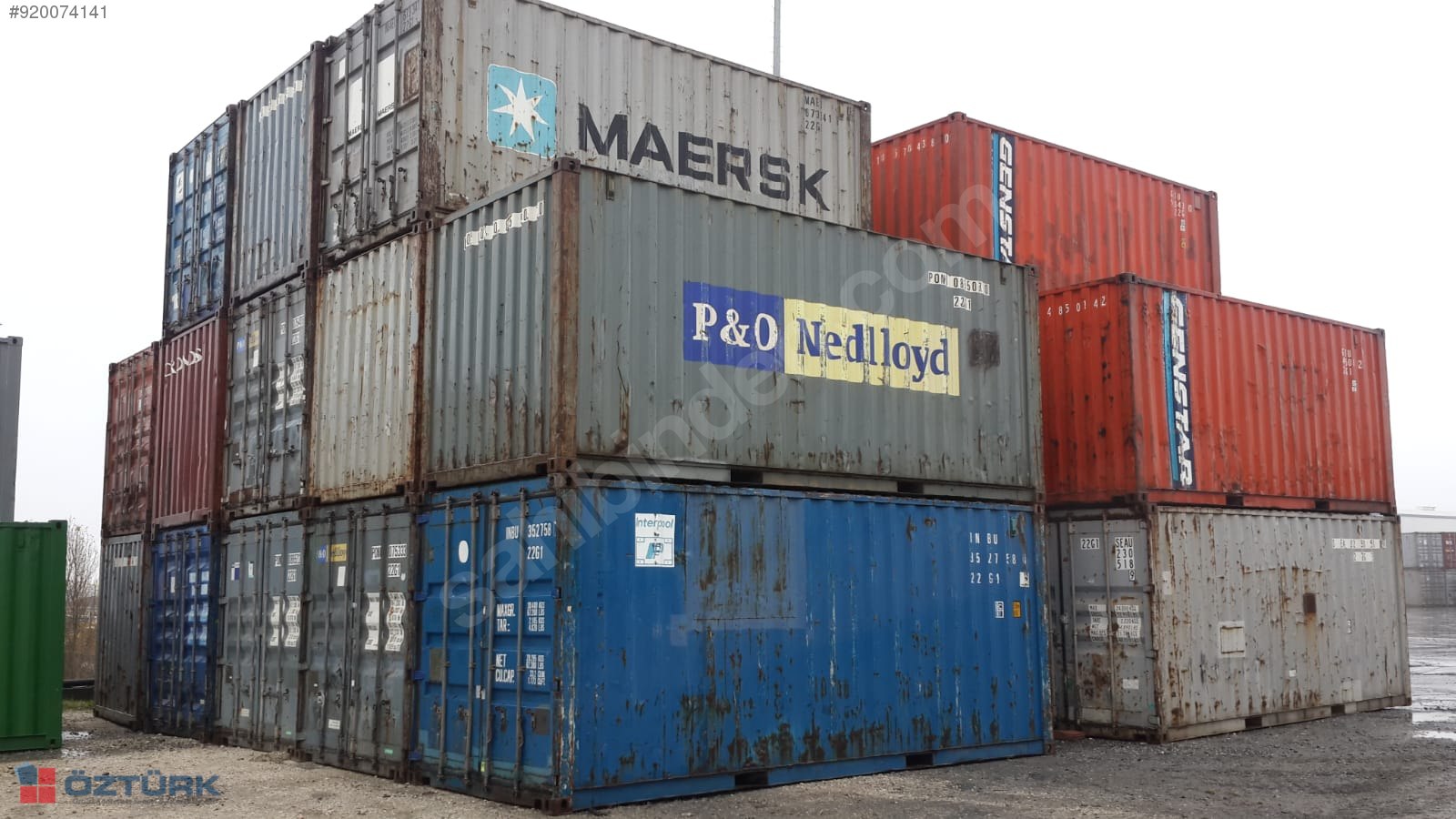 Mersin satılık 2.el 20 dc yük konteyner bakımlı ucuz container Sanayi