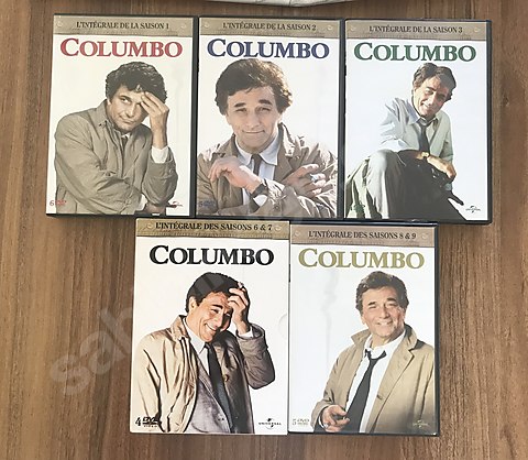PETER FALK KOLUMBO 5 DVD SEZON 1-2-3*6-7-8-9 INGLIZCE YENI GIBI