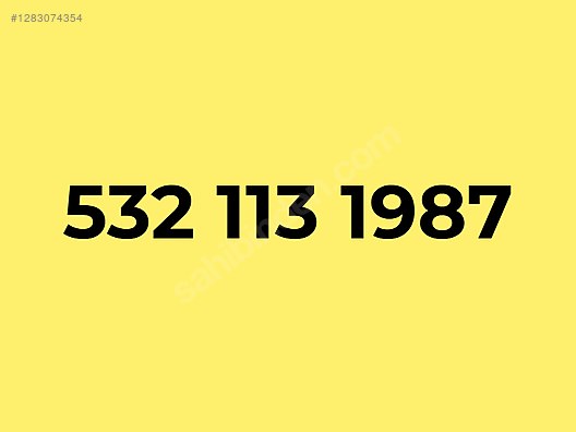 İkinci El ve Sıfır Alışveriş / Cep Telefonu & Aksesuar / Numara / Turkcell