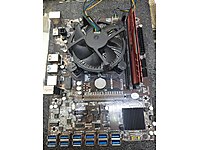 BTC B250C Anakart-8gb Ram-1151 Pin/Celeron G3900 2.8ghz İşlemci #1279074365