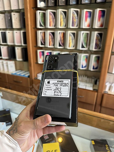 Samsung note 20 ultra 8/256 kutu fatura mevcut tertemiz