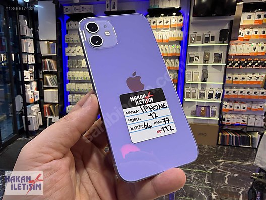 Apple / iPhone 12 / İPhone 12 / 64GB - Lila Renk / Orjinal