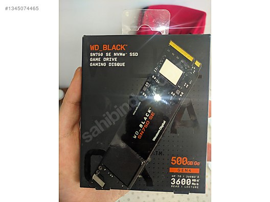 WD Black SN750 SE 500GB sahibinden.comda - 1345074465