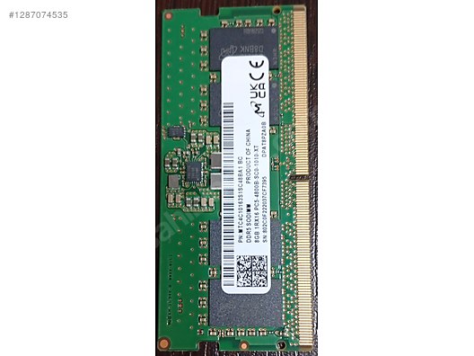 İkinci El ve Sıfır Alışveriş / Bilgisayar / Dizüstü (Notebook) / Donanım / RAM Bellek