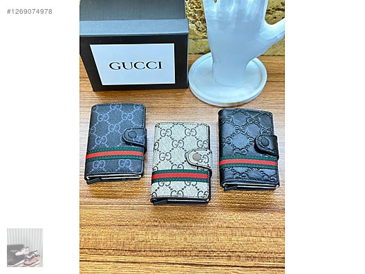 Gucci Mechanic wallet Card holder Genuine Leather wallet - Erkek