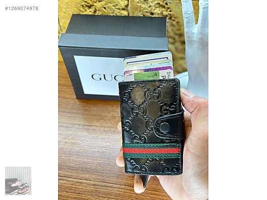 Gucci Mechanic wallet Card holder Genuine Leather wallet - Erkek