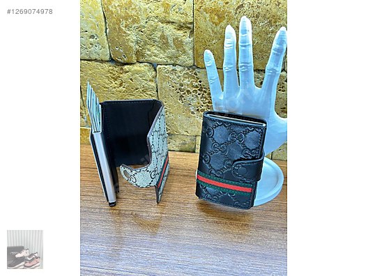Gucci Mechanic wallet Card holder Genuine Leather wallet - Erkek