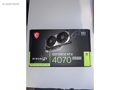 MSI GeForce RTX 4070 SUPER VENTUS 2X OC 12GB sahibinden.comda