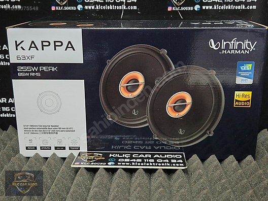 İNFİNİTY KAPPA 63XF 16 CM KOAKSİYEL HOPARLÖR NET SES - 1256075548