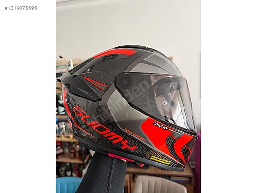 SUOMY TX PRO CARBON TRACK ONE + SMOKE VİZOR + PİNLOCK - Kapalı