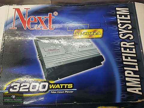 Napat Wattanaページ NEXT YE-2022A 3200 WATTS ARAÇ ANFİ SIFIR on sahibinden.com
