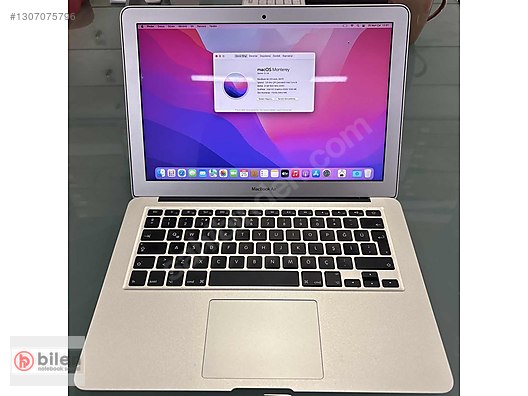 Apple Macbook / MacBook Air A1466 / İ5 (2017) / 8GB RAM sahibinden