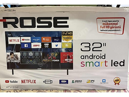 ROSE 32 Full HD Android Smart LED TV ATV-332 - İkinci El Diğer LED