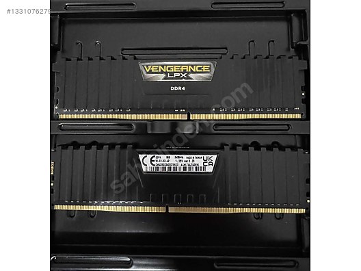 Corsair vengeance lpx 2x8 gb 3200mhz-3600mhz ddr4 ram sahibinden