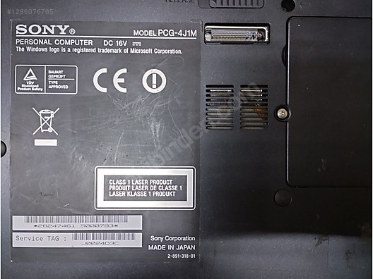 Used & Brand New Items / Computers / Laptops & Notebooks / Laptops / Sony