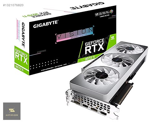 【希少/12GB】GIGABYTE RTX 3070Ti VISION ジャンク Gigabyte GeForce RTX 3070 Ti Vision OC 8G 8GB GDDR6X 256 Bit