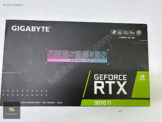 Gigabyte GeForce RTX 3070 Ti Vision OC 8G 8GB GDDR6X 256 Bit