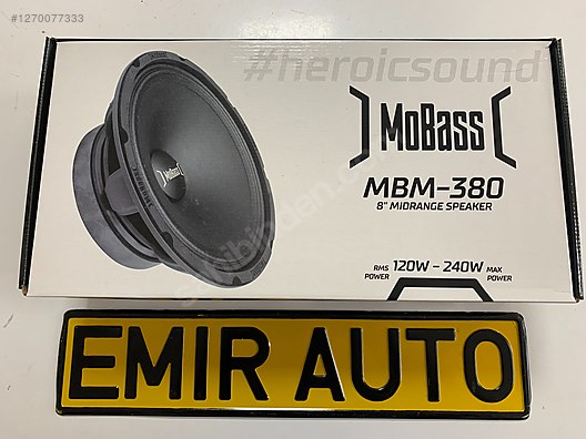 Hoparlör / Midrange / MOBASS MBM-380 MIDRANGE 20 CM 12O KREDİ