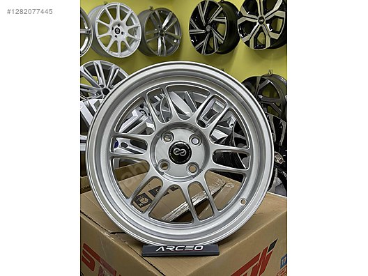 16 İNÇ 4x98 VE 4x100 SIFIR KUTULU ENKEİ RPF-01 JANT SETİ on