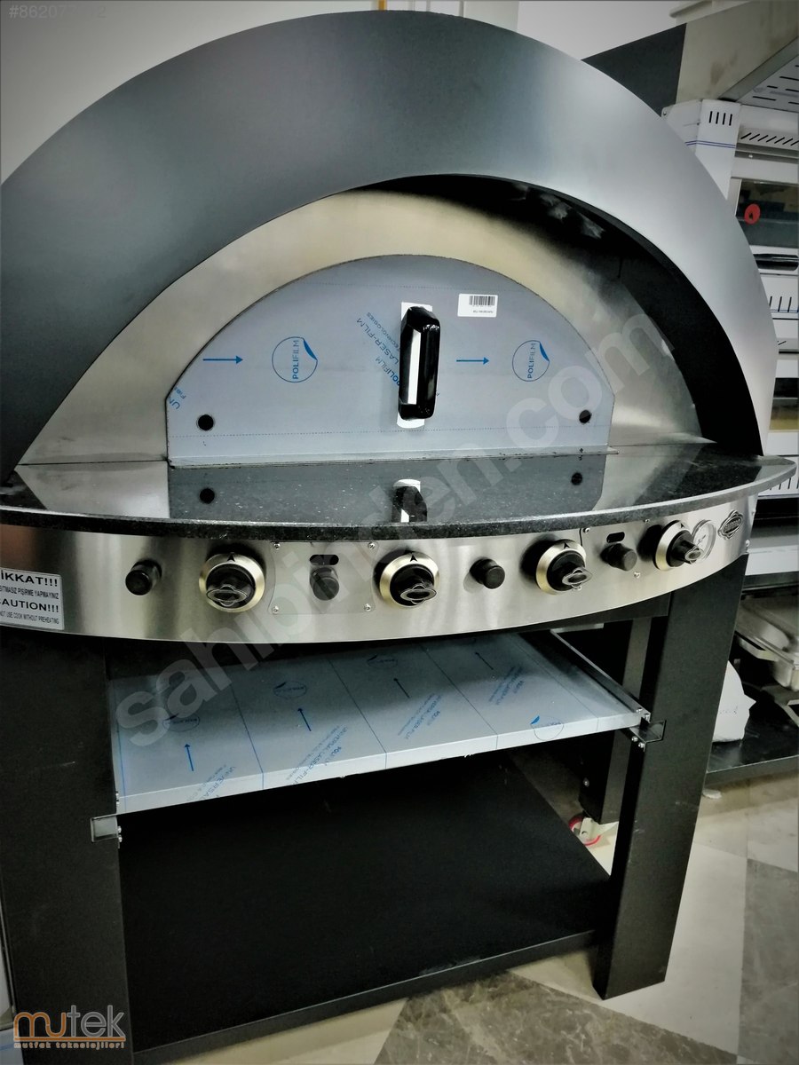 EMPERO Gazlı Pizza &amp; Pide Fırını PLF.PLS.D2 SIFIRR+ALT STAND Pişirme