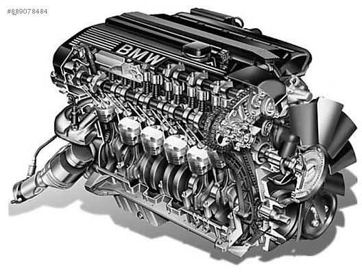 x5 bmw 3000 benzinli motor komple m54
