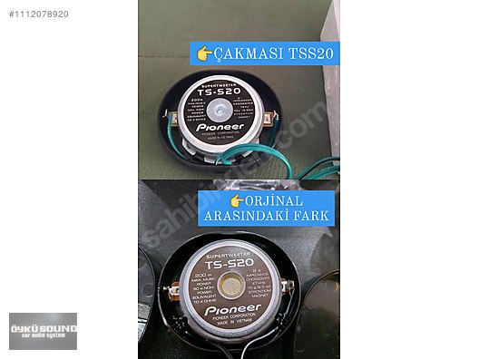 Hoparlör / Tweeter / ÖYKÜ SOUND PİYASADAKİ ÇAKMA TSS20 LERDEN
