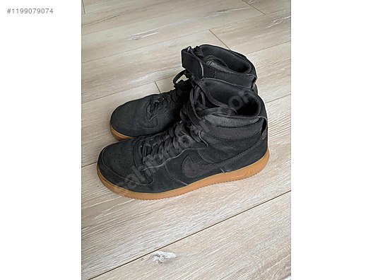 Nike suede black air force best sale