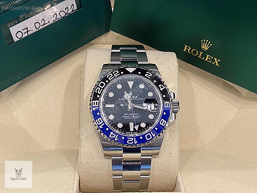 rolex gmt master batman