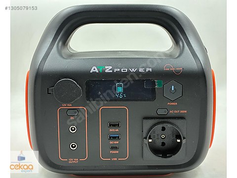 ATZ Power 300W Taşınabilir Güç İstasyonu - 296Wh Kapasite - Elektronik ...