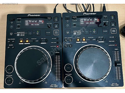 Pioneer CDJ-350 2台セット(1台難あり) pioneer CDJ-350 2台セット 希少品》Pioneer CDJ350 ホワイト 2台セット｜
