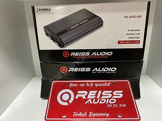 Amfi / REİS AUDIO RS-Q150.8D 8 KANAL 150 RMS KANAL BAŞI MIDRANGE
