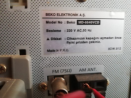 BEKO MD -6640 VCD Müzik seti - İkinci El Beko Müzik Seti & Teyp