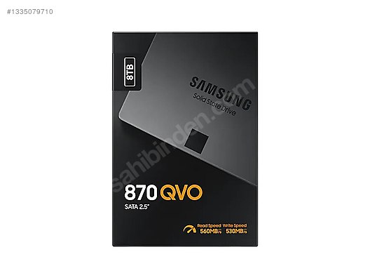 Samsung 870 QVO 8TB SATA SSD (Sıfır Ayarında %100 Sağlık