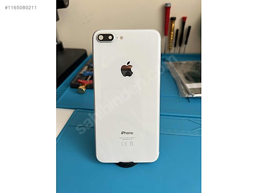 iPhone 8 Plus Kasa Orjinal Beyaz Renk Apple Çıkma İşlemsiz on