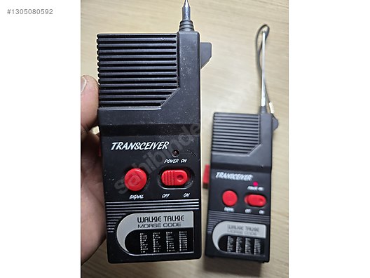 E.T. WALKIE TALKIES 未開封 Vintage WALKIE TALKIE 1975 LİSANSSIZ AMATÖR TELSİZ MORS ALFABELİ