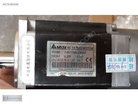 Delta Ac Servo Motor Asmt04l250ak Ac Dc Motor Ve Cesitli Elektronik Urunler Sahibinden Com Da 872080846