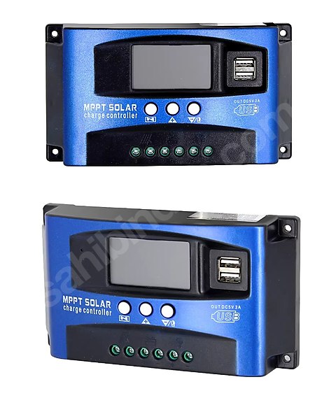50A MPPT Solar Şarj Regülatörü LCD Ekran 12 V/24 V Çift USB