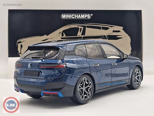 1:18 Minichamps 2022 BMW IX Blue Metalic, Lider Model on
