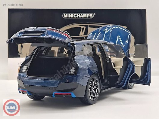 1:18 Minichamps 2022 BMW IX Blue Metalic, Lider Model on