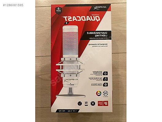 Hyperx Quadcast S Mikrofon satılık, yepyeni sahibinden.comda