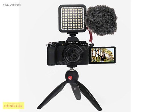Kamera Fujifilm Xs10 Vlogger Kit Fujifilm X-S10 Aynasız Dijital