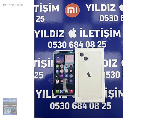 Resim Apple iPhone 13 İkinci El TR | 128 GB | Beyaz İkinci El İPHONE 13 BEYAZ 5 GÜNLÜK SIFIR NİYETİNE- YILDIZ İLETİŞİM-