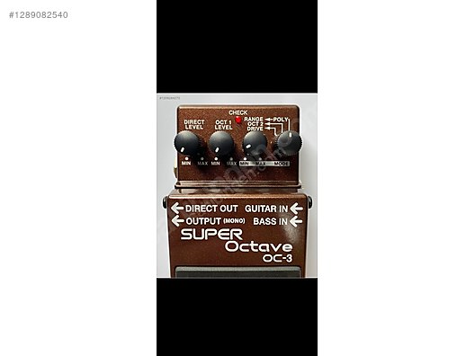 BOSS OC-3 Super Octave Gitar / Bas / Elektro Saz Uyumlu - Efekt